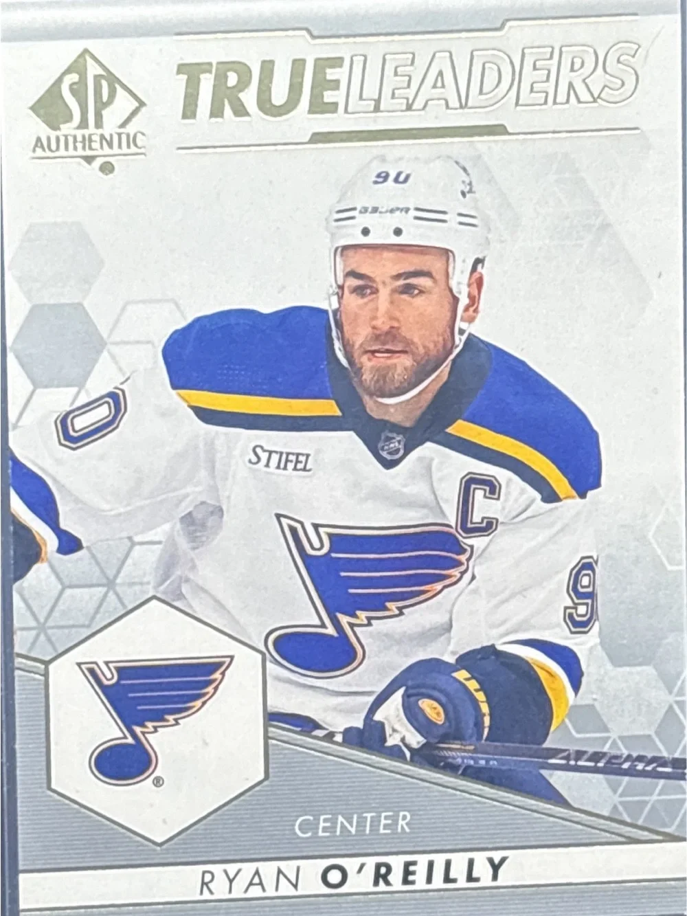 SP Authentic True Leaders Ryan O’Reilly Hockey Trading Card